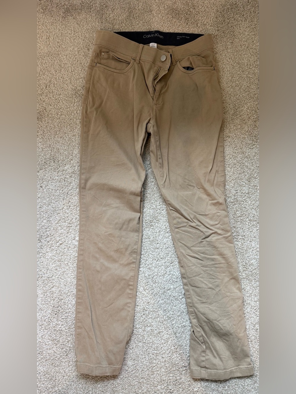 Calvin Klein Men's Slim Infinite Flex Waist Chinos 30x30
